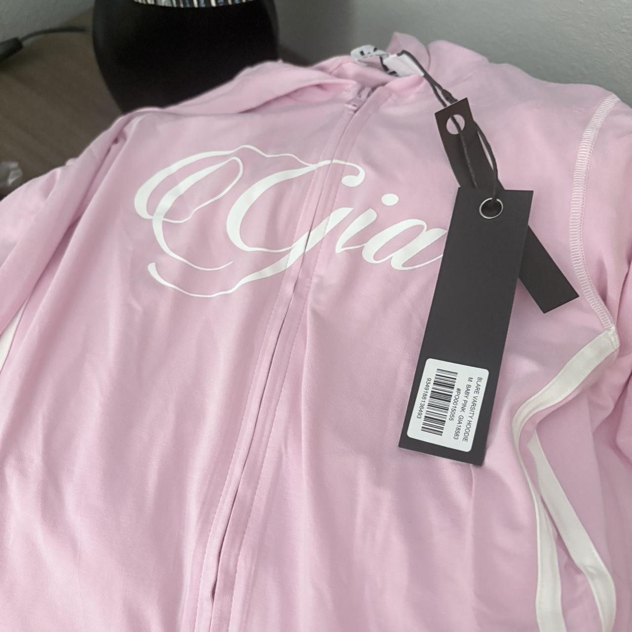I. AM. GIA Women's Hoodie - Pink - M | Depop US