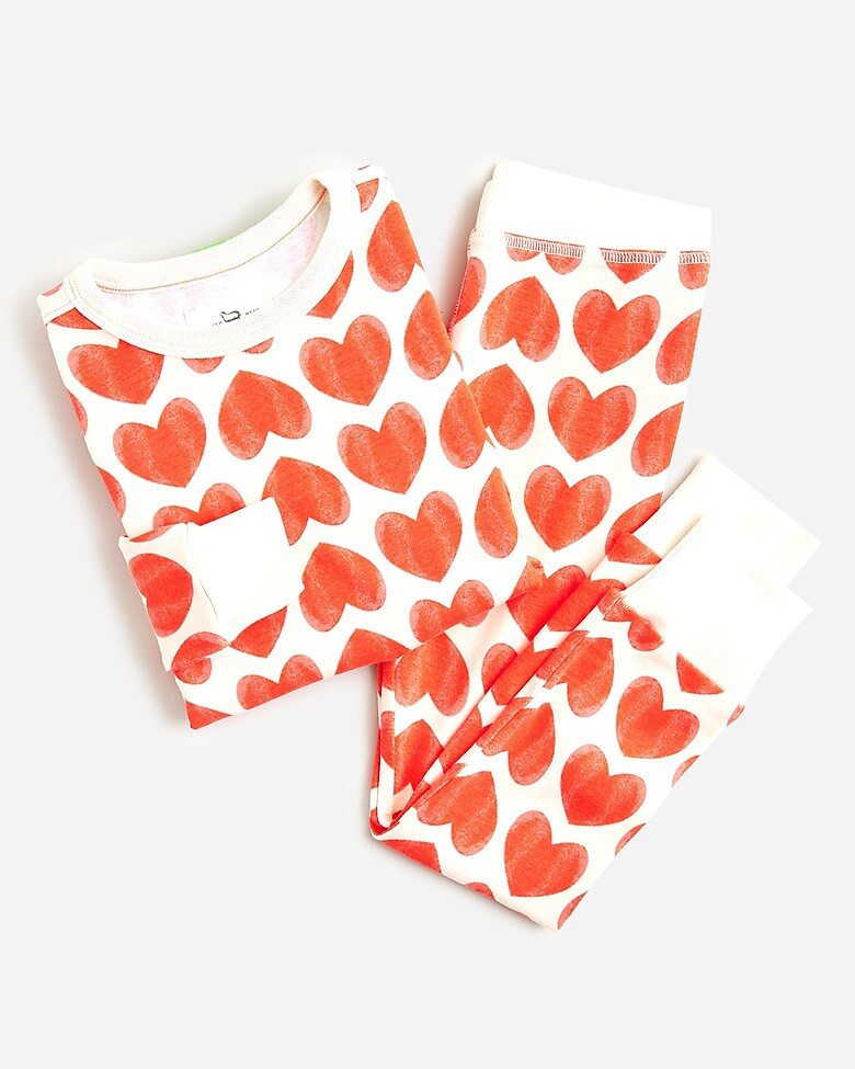 Girls' long-sleeve printed sleep set | J. Crew US