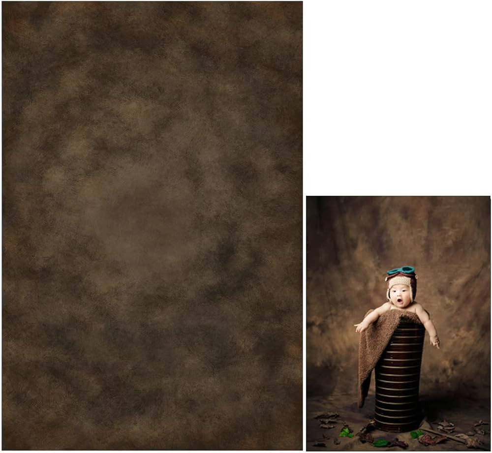 8x10ft Dark Brown Mottled Texture Photography Backdrop for Portrait Photo Studio Prop Abstract Ba... | Amazon (US)