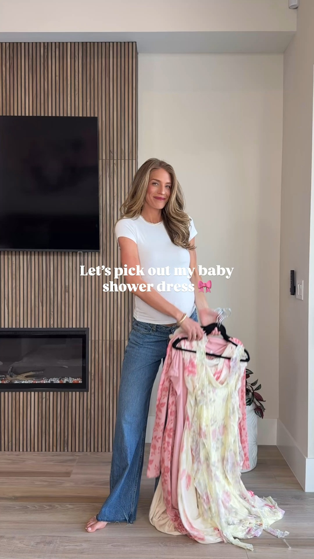 Let's pick my baby shower dress! All from Amazon!
Everything is stretchy and comfy! Wearing size medium for bump and height! 

 #LTKgrwm #LTKootd #LTKmomlife