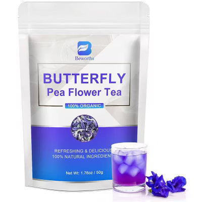 B Beworth Nature Organic Butterfly Pea Flower Tea, 50g | Target
