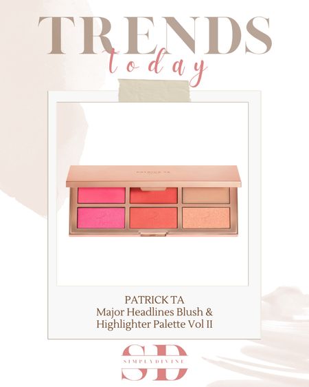 Sale on this Patrick blush and highlight palette!! It’s so pretty. 😭💕

| Sephora | blush | highlighter | palette | makeup | beauty | gift guide | gifts for her | sale |

#LTKbeauty #LTKunder50 #LTKsalealert