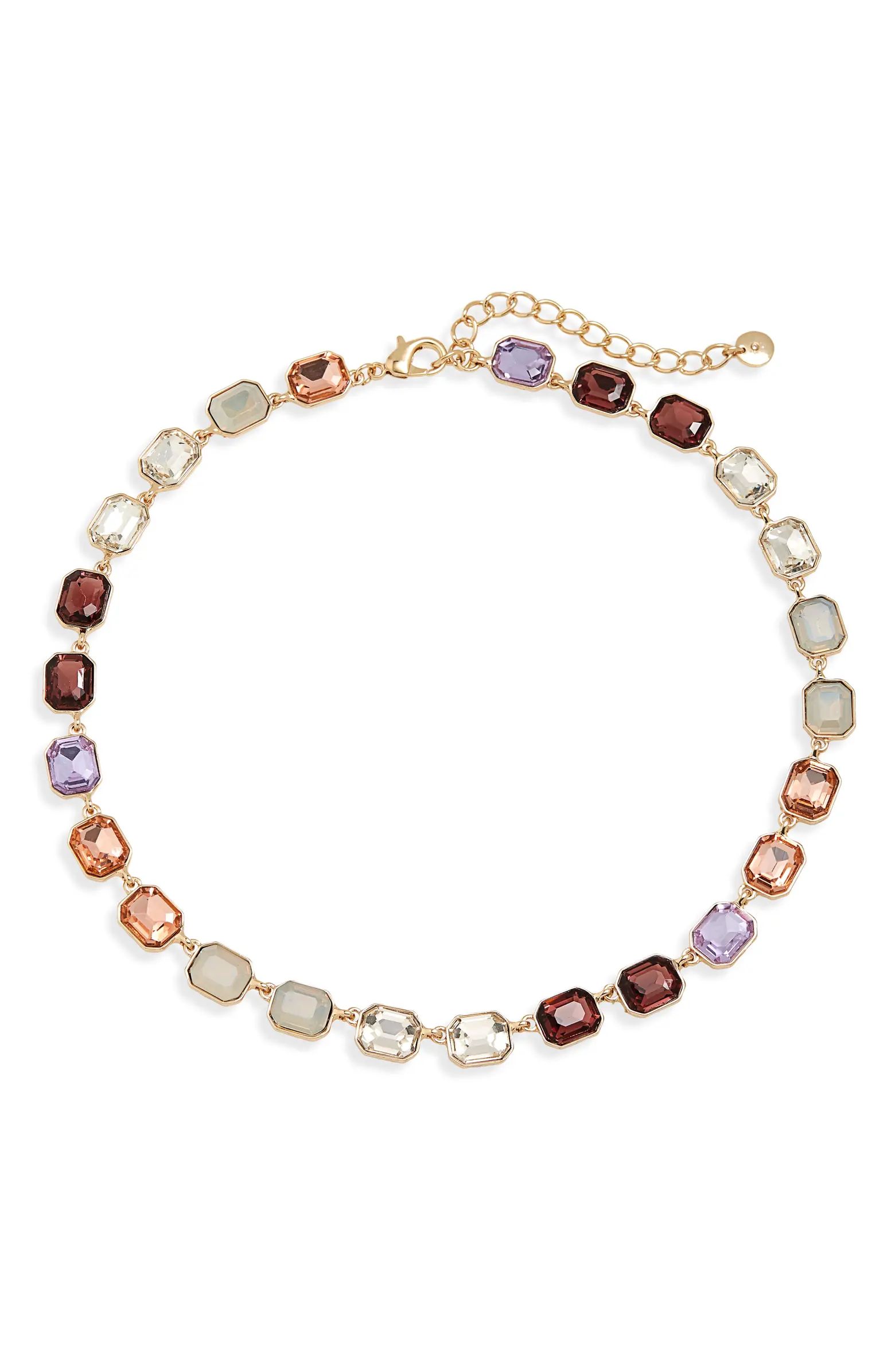 Octagon Crystal Collar Necklace | Nordstrom