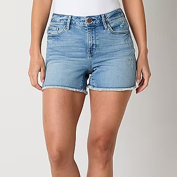 a.n.a Womens Mid Rise 3 1/2" Denim Short | JCPenney