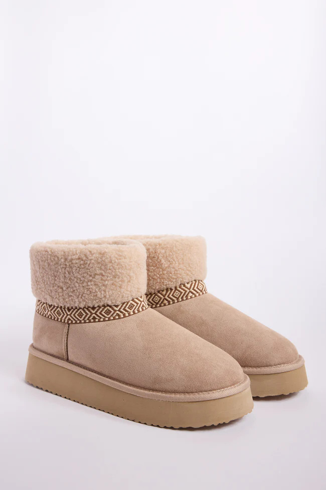 Payton Sand Platform Boots FINAL SALE | Pink Lily