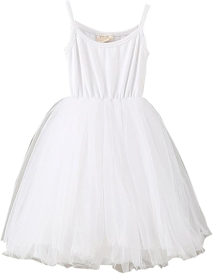 LYXIOF Baby Girls Toddler Tutu Dress Long Sleeve/Sleeveless Princess Infant Tulle Sundress | Amazon (US)