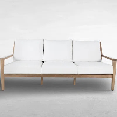 Savannah Teak Outdoor Sofa | Wayfair North America