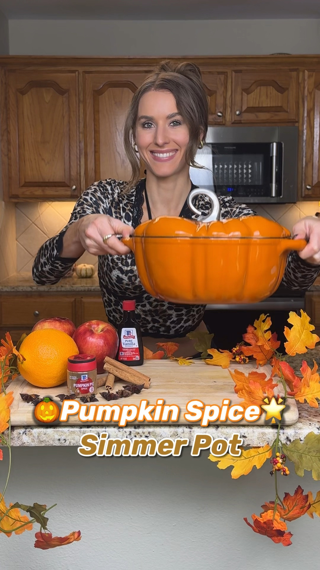 Pumpkin spice simmer pot. Pumpkin pot. Thanksgiving kitchen. Fall home decor. Potpourri. Fall kitchen.

#LTKHalloween #LTKSeasonal #LTKHoliday