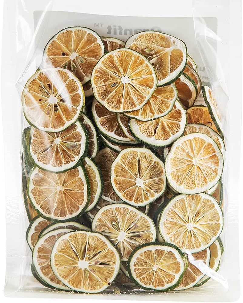 Oranfit Dried Lime Slices, Natural Dried Lime Slices, Crafts Cake Decoration Cocktail Garnish Tab... | Amazon (US)
