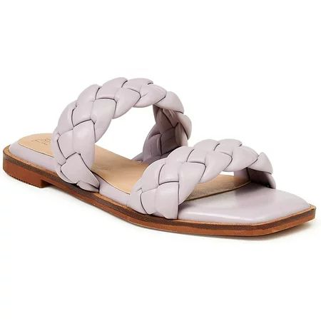 Time and Tru Women s Braided Two Band Sandals | Walmart (US)