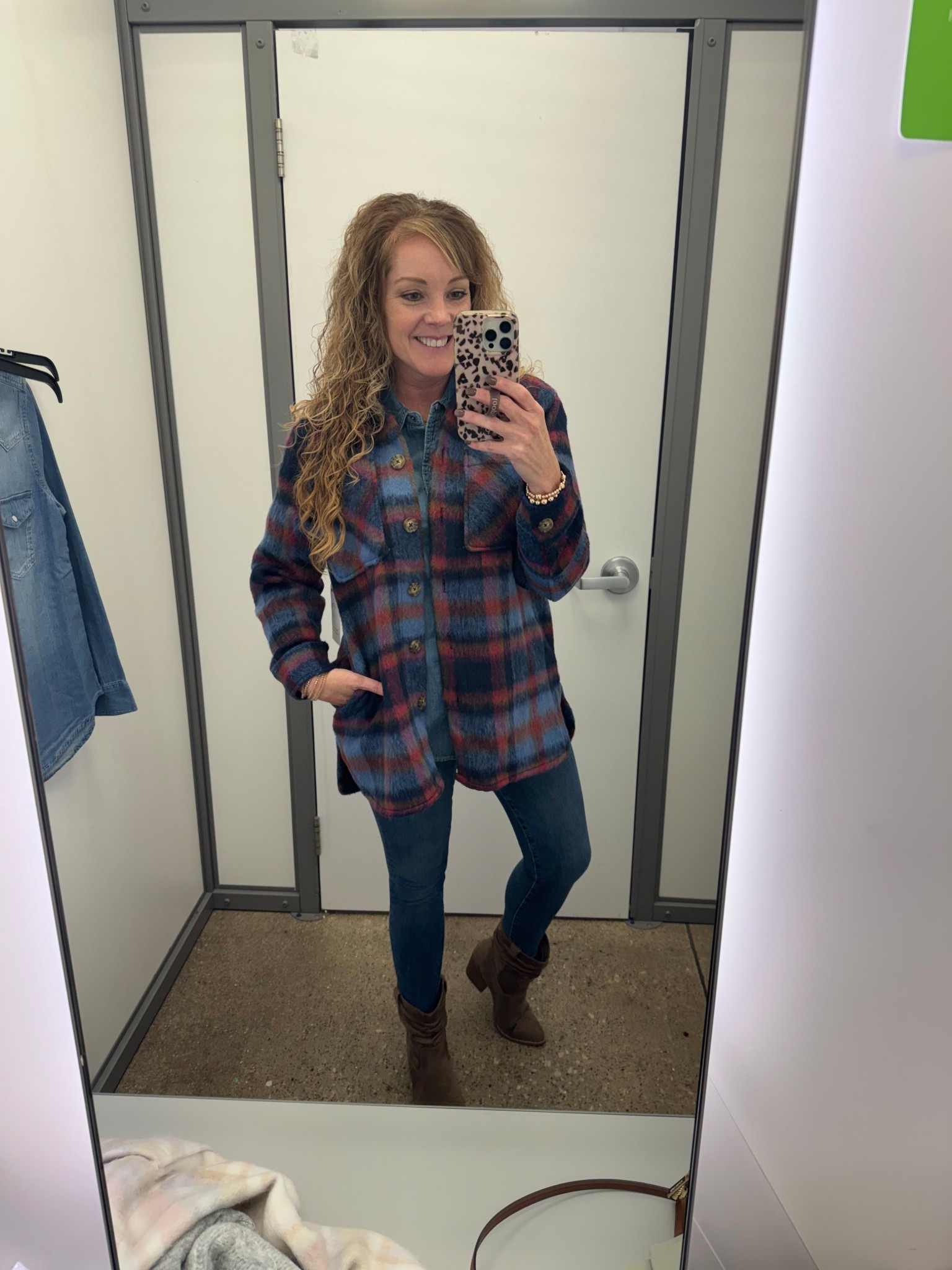 
Walmart new arrival / winter outfit / work outfit / holiday outfit / thanksgiving outfit 

Shacket- size small, tts 
Denim shirt- size medium 
AE Dream jeans- size 6, short. Linking similar 
Boots- tts, linking similar 

#LTKFindsUnder50 #LTKOver40 #LTKHoliday
