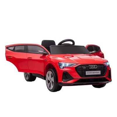 Aosom 12V Kids Electric Ride On Audi Sports Car, Battery Powered Toy w/ Parent Remote Control, Lights, Music, and Horn, for 3-5 Years Old, Red | Target