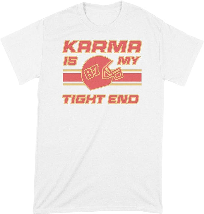 Karma is My Tight End Shirt Go Taylors Boyfriend Tshirt Merch | Amazon (US)