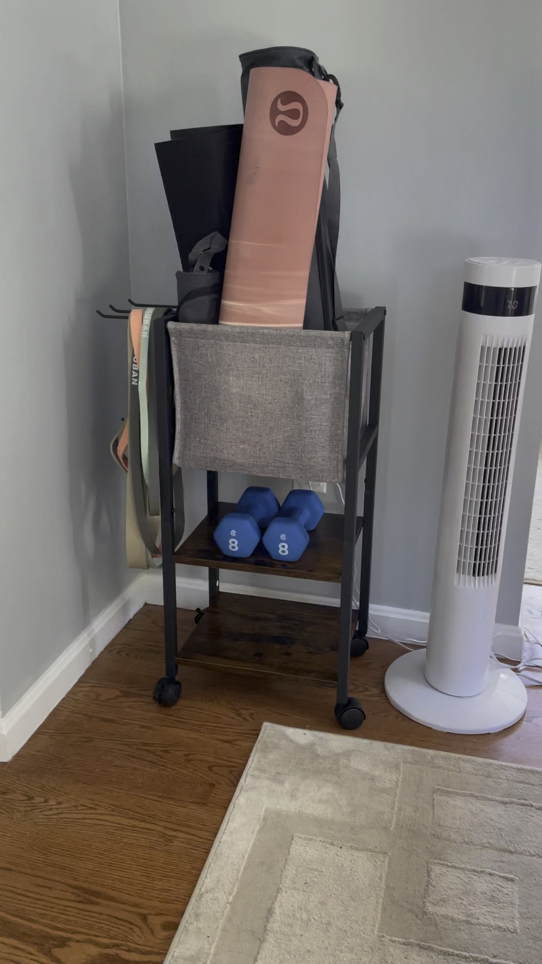 Home gym organization find I love 

#LTKsalealert #LTKfindsunder50 #LTKhome