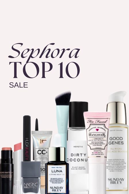 Sephora Sale - Top 10 #sephora #labordaysale

#LTKFind #LTKSale