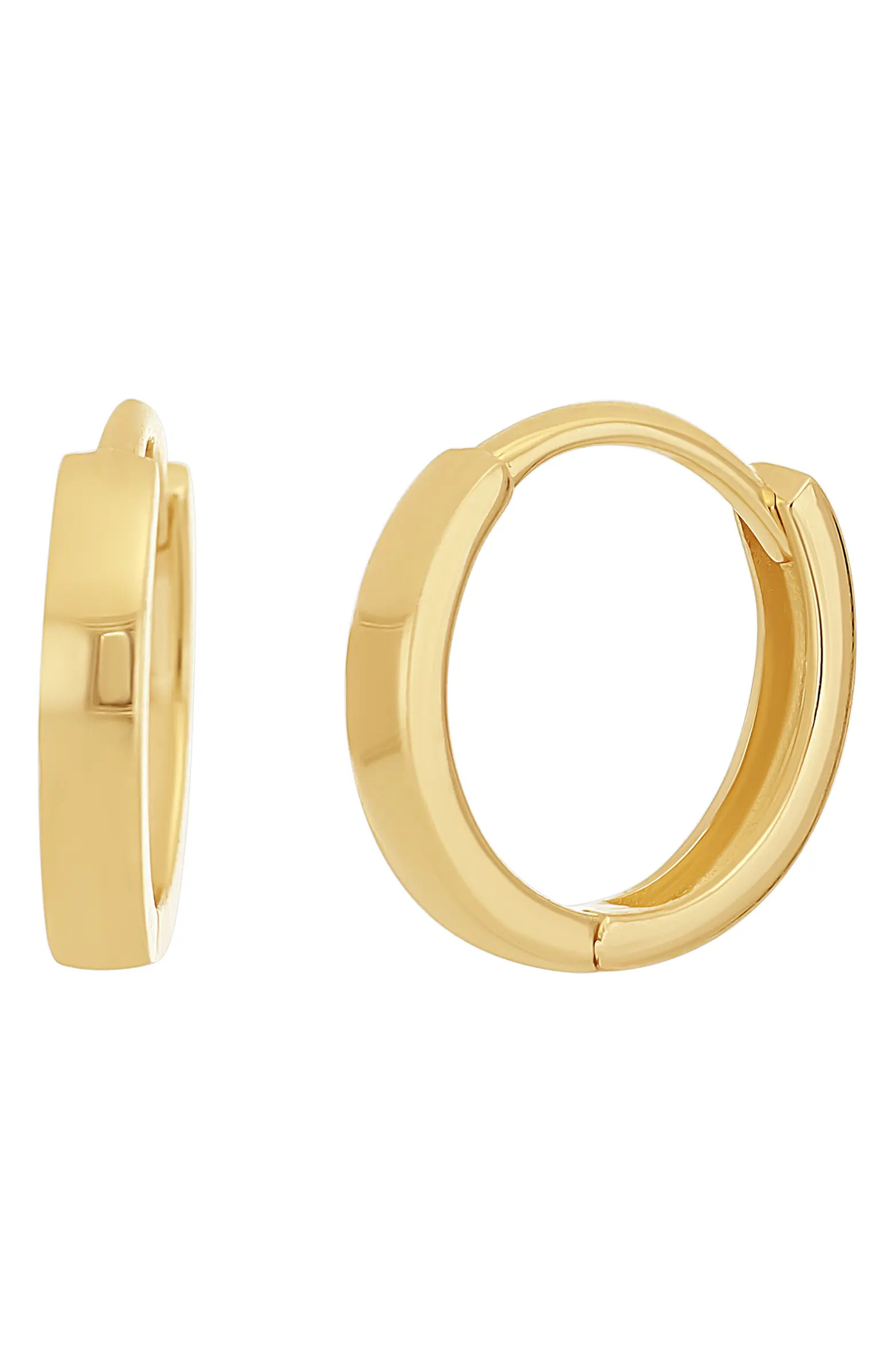 14K Gold Huggie Hoop Earrings | Nordstrom