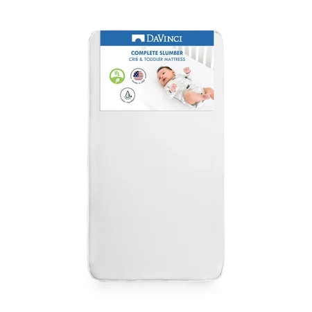 DaVinci Complete Slumber Fiber Crib & Toddler Foam Mattress | Walmart (US)