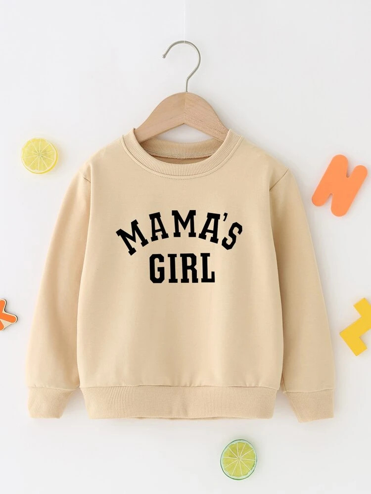 Toddler Girls Letter Graphic Pullover | SHEIN