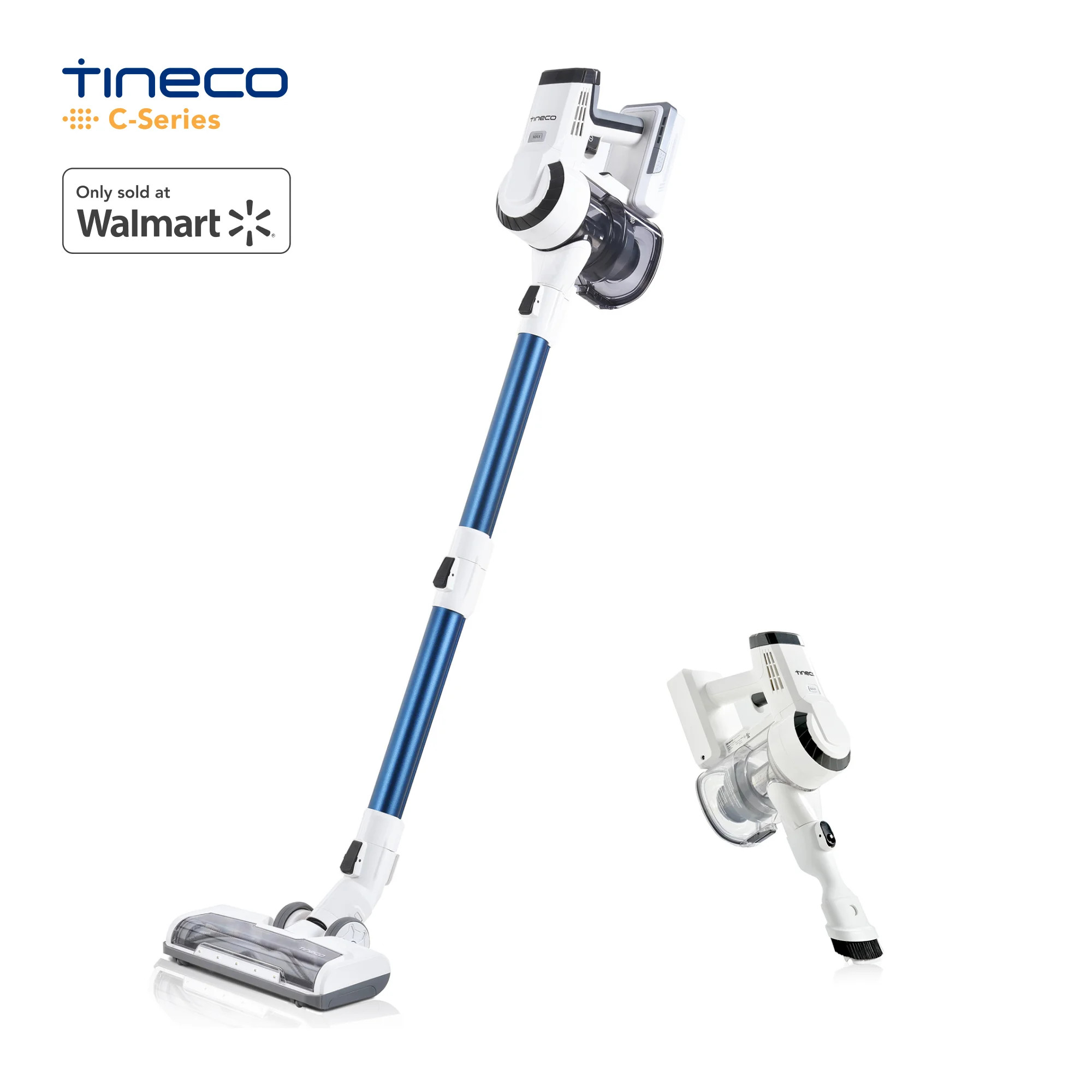 Tineco C1 Lightweight Cordless Stick Vacuum Cleaner - Blue - Walmart.com | Walmart (US)