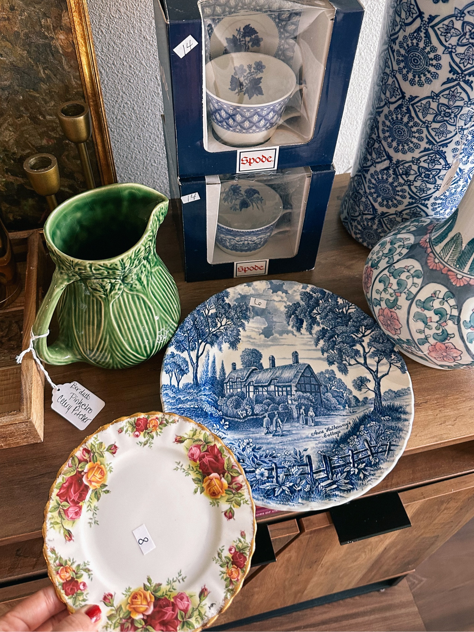 A few tableware estate sale finds that I found online from Royal Essex, Bordallo Pinheiro, Spode, and Royal Albert Old Country Roses 

#LTKhome #LTKFind #LTKunder50