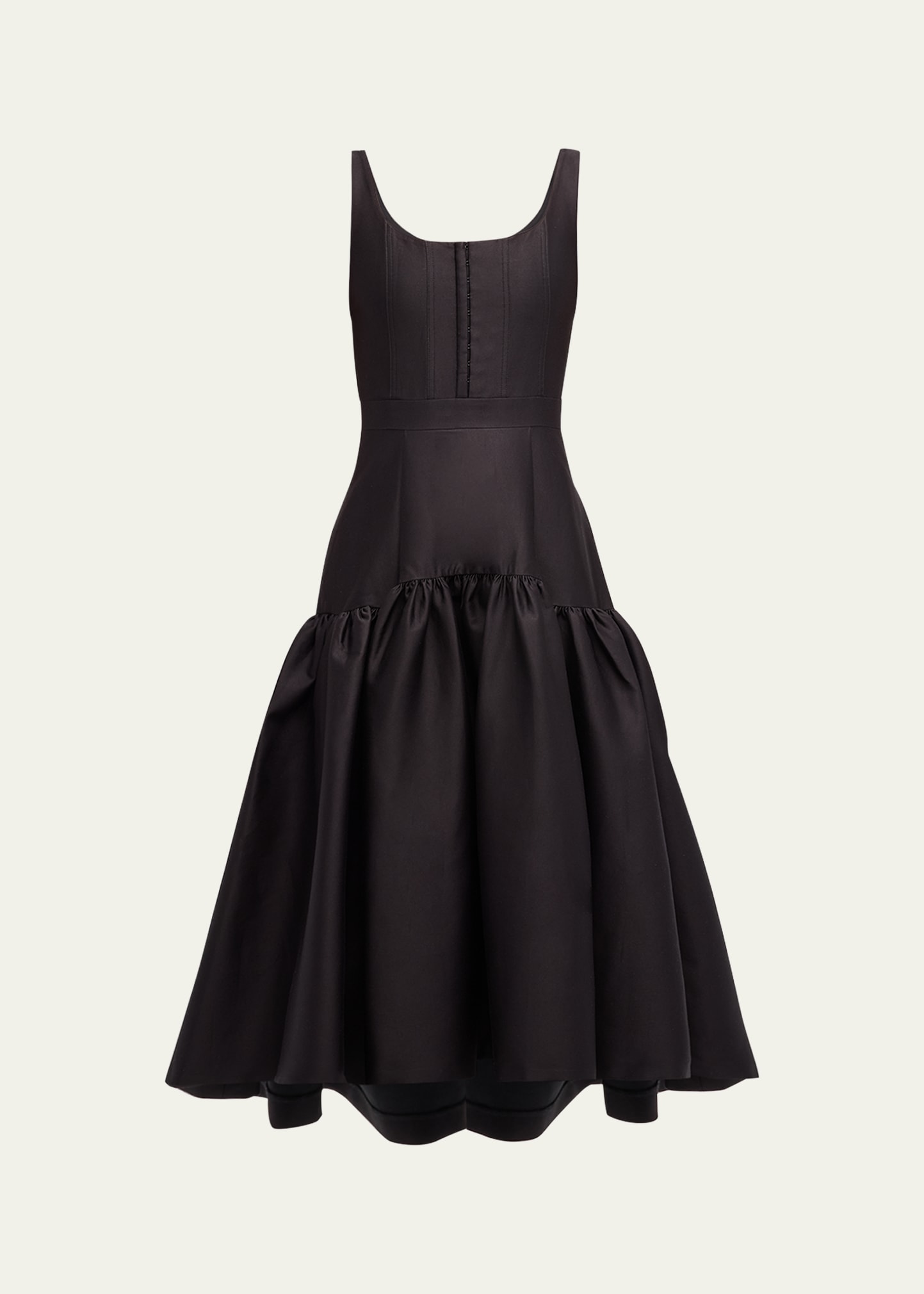 Alice + Olivia Diana Sleeveless Structured Midi Dress | Bergdorf Goodman