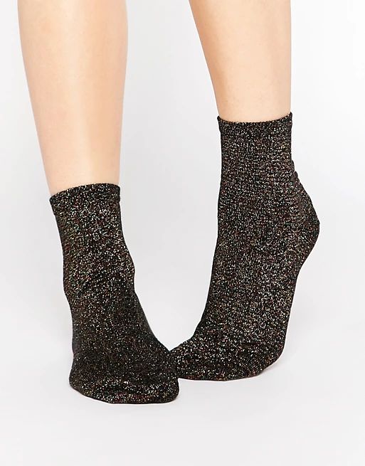 ASOS Glitter Ankle Socks | ASOS US