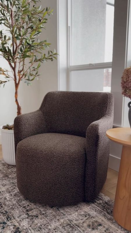 This is my favorite boujee on a budget chair! It’s so comfortable and swivels! I also love this Amazon olive tree!

#LTKVideo #LTKsalealert #LTKhome