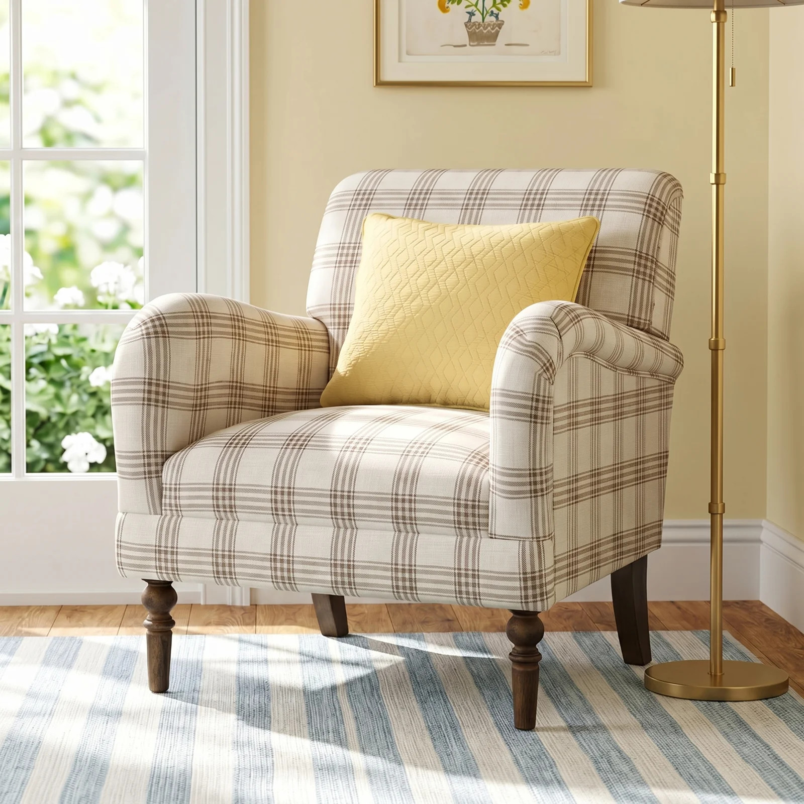 Arching Upholstered Armchair | Birch Lane