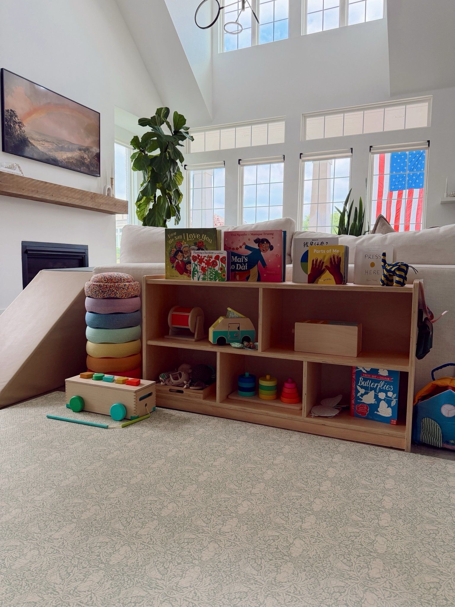 Montessori toy shelf we have used for nearly three years and love. Great quality, sturdy and easy to care for. Perfect for keeping a few toys out at a toddler’s eye level to encourage independent play  

#LTKHome #LTKKids