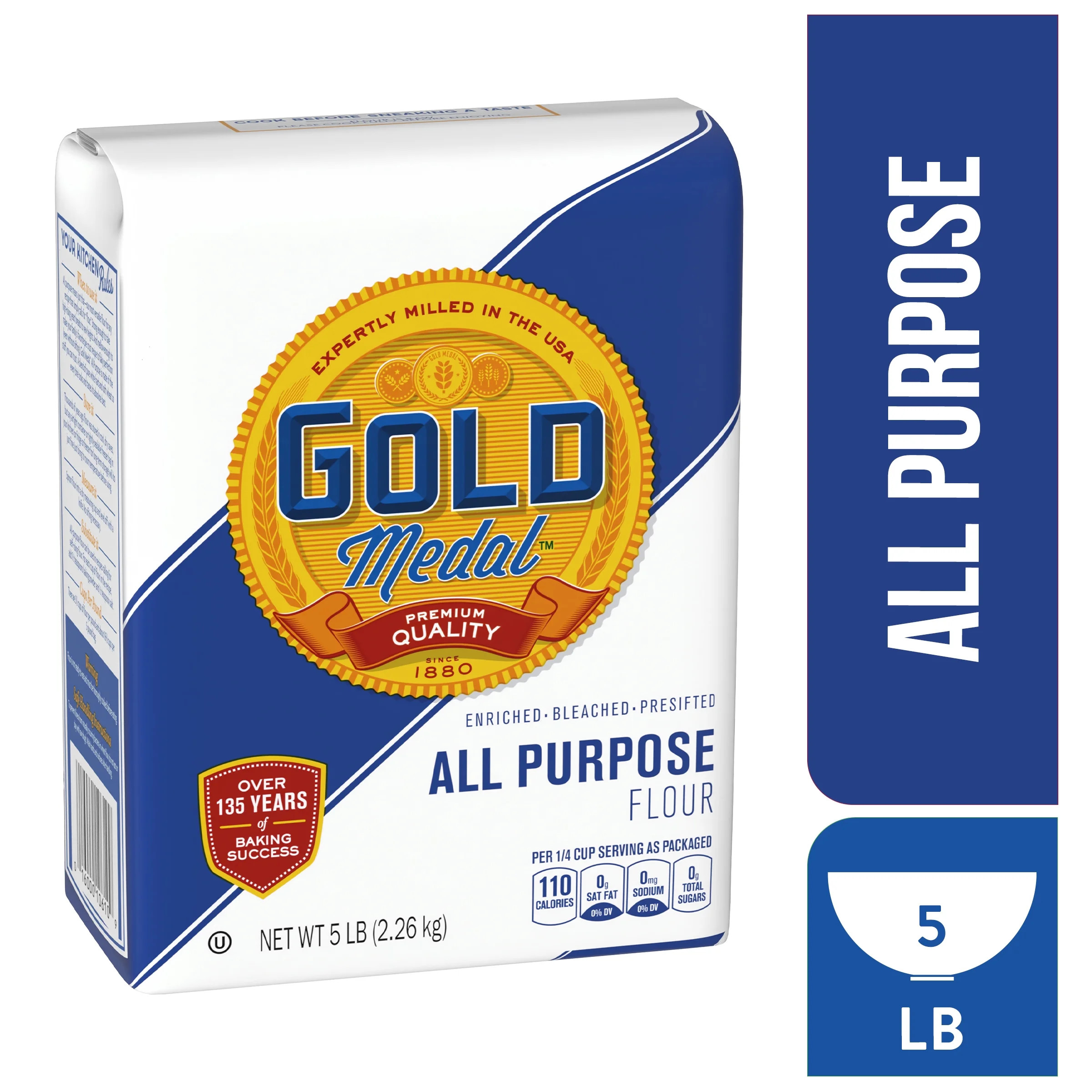 Gold Medal Flour, All Purpose Flour, Baking And Cooking Ingredient, 5 lb. | Walmart (US)