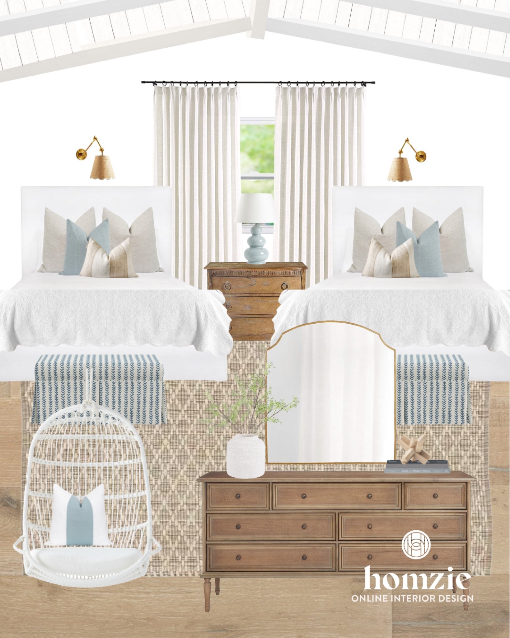 Kids bedroom, guest room, twin bed, coastal bedroom, shared kids bedroom, kids bedroom mood board, white bedroom, bedroom mood board, kids bedroom inspiration, blue and white 

#LTKhome #LTKkids #LTKfamily