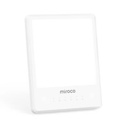 Led Light Therapy Lamp, Uv-free 10000 Lux Bright White Therapy Light, Touch Control With 3 Adjustable Brightness Levels & 6 Timer Settings, Memory Fun | Wayfair Professional