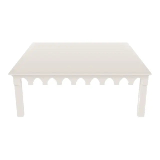 Oomph Ocean Drive 42 Outdoor Coffee Table, White | Chairish