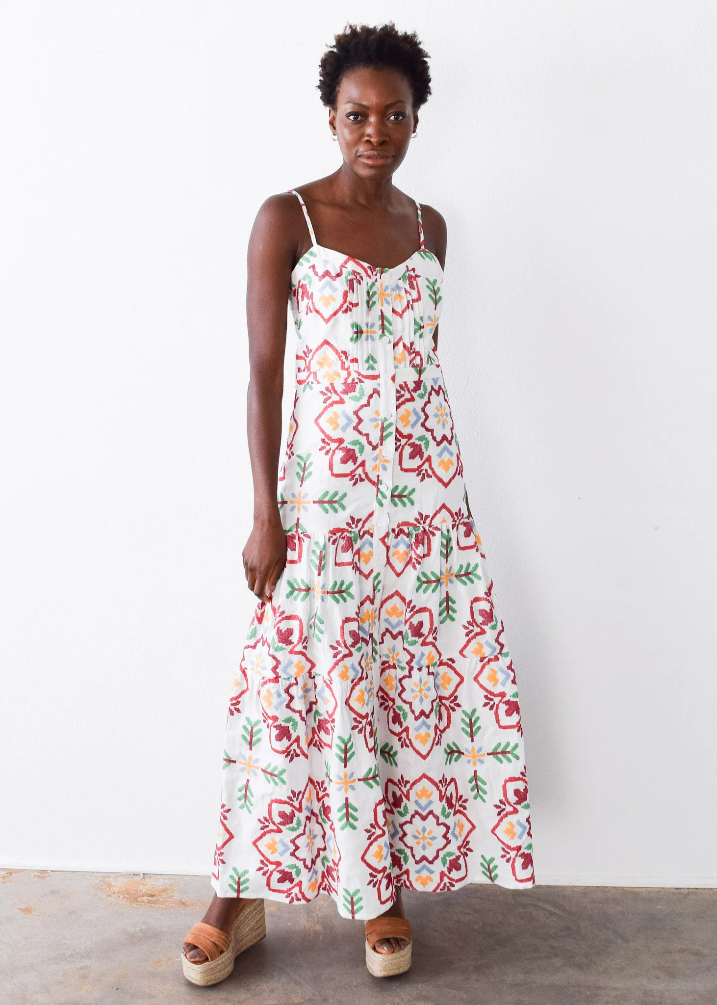 Never A Wallflower | Lindsey Long Dress Fiesta Medallion | Never A Wallflower