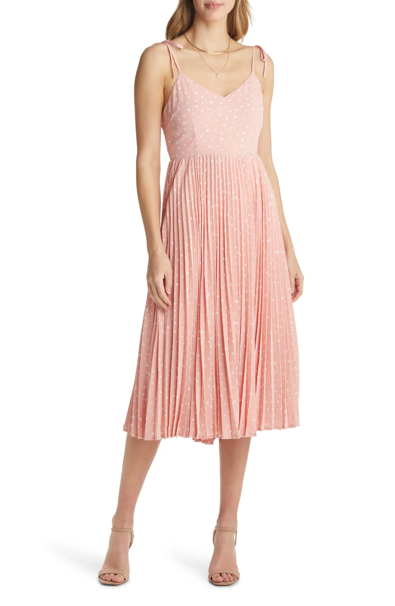 VICI Collection Pleated Midi Dress | Nordstrom | Nordstrom