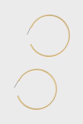 Gold Large Hoop Earrings | Tuckernuck (US)