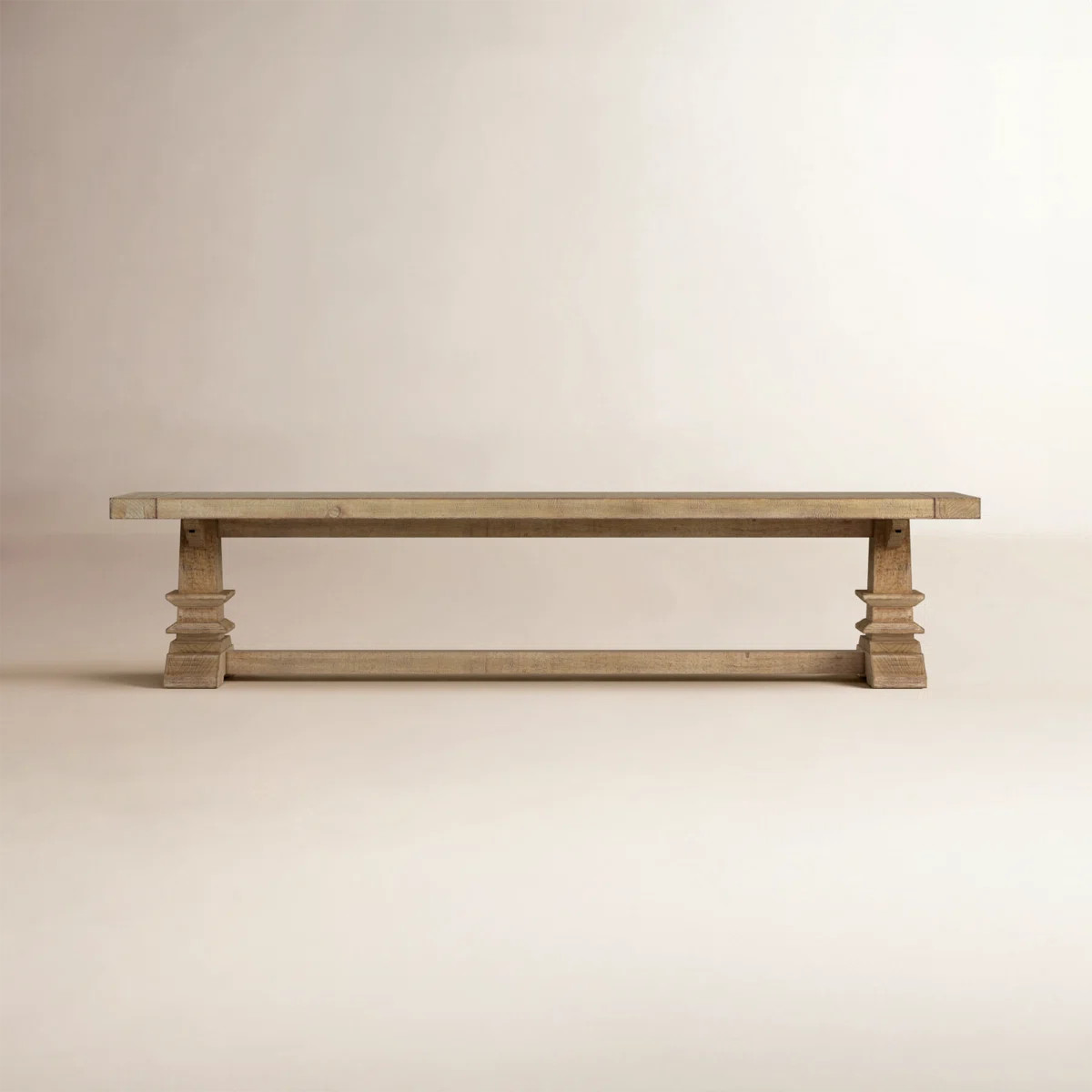 Vienna Reclaimed Pine Wood Dining Bench | Birch Lane