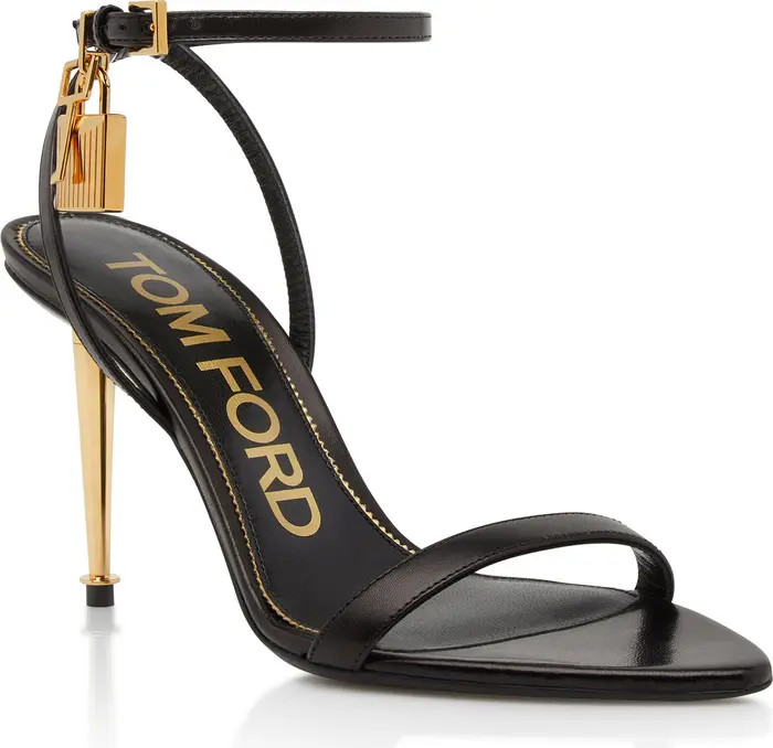 Padlock Naked Pointy Toe Sandal (Women) | Nordstrom