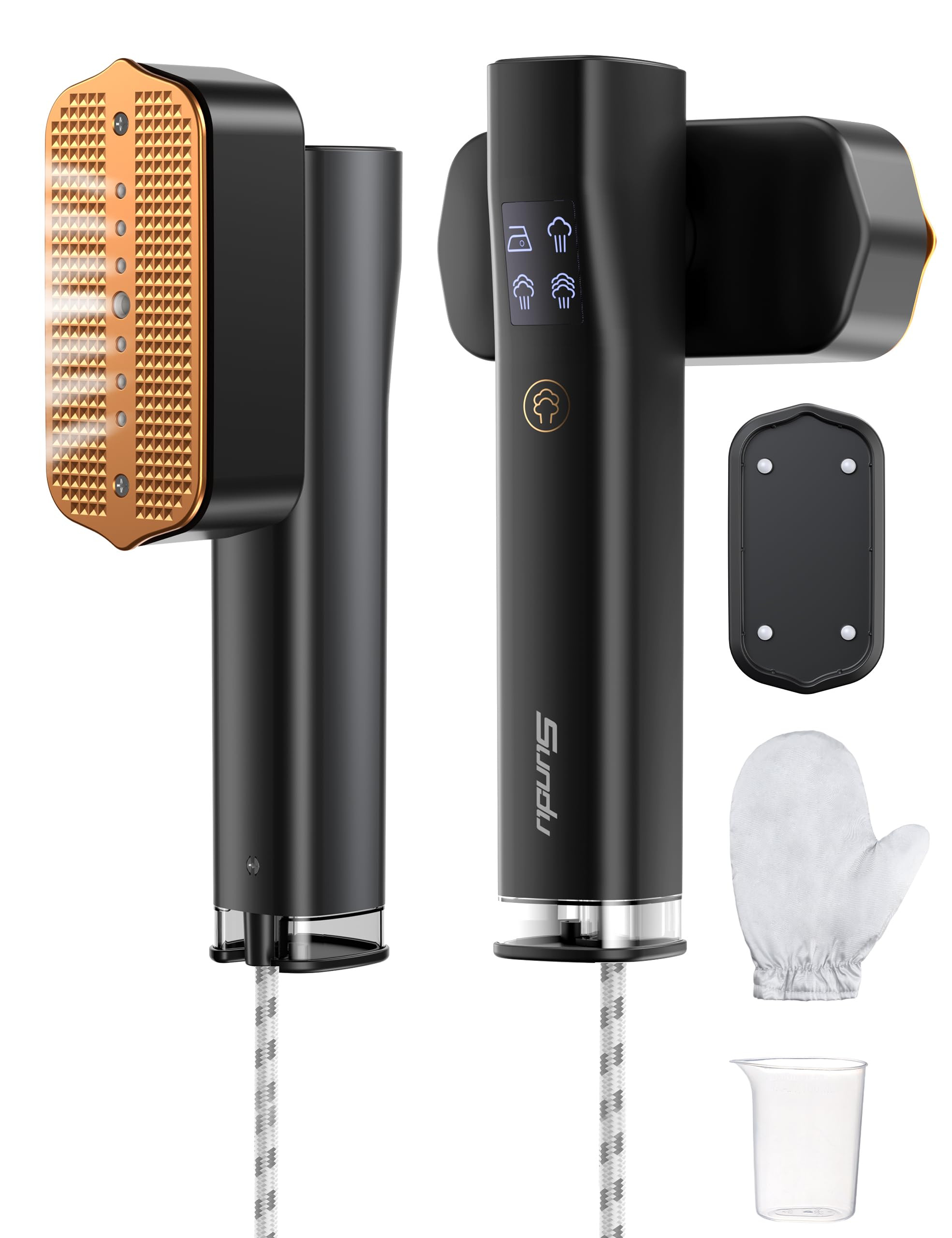 Sundu Clothes Steamer, Portable 2 In 1 Travel Steamer Iron,15s Fast Heat-up, 4 Modes, LED Display... | Amazon (UK)