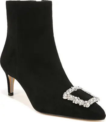 Sam Edelman Ulissa Luster Imitation Pearl Pointed Toe Bootie (Women) | Nordstrom | Nordstrom