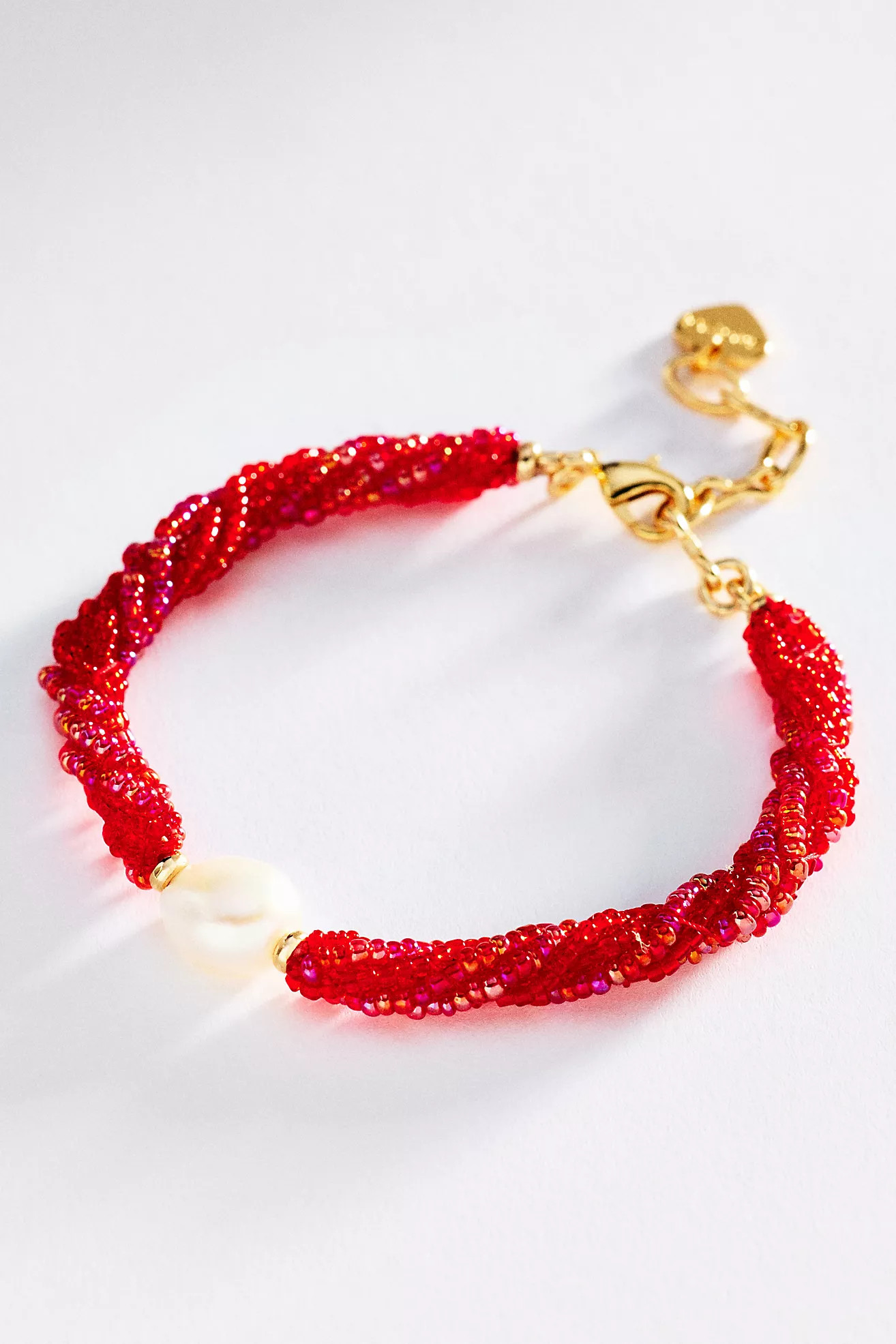 Twisted Bead Pearl Bracelet | Anthropologie (US)
