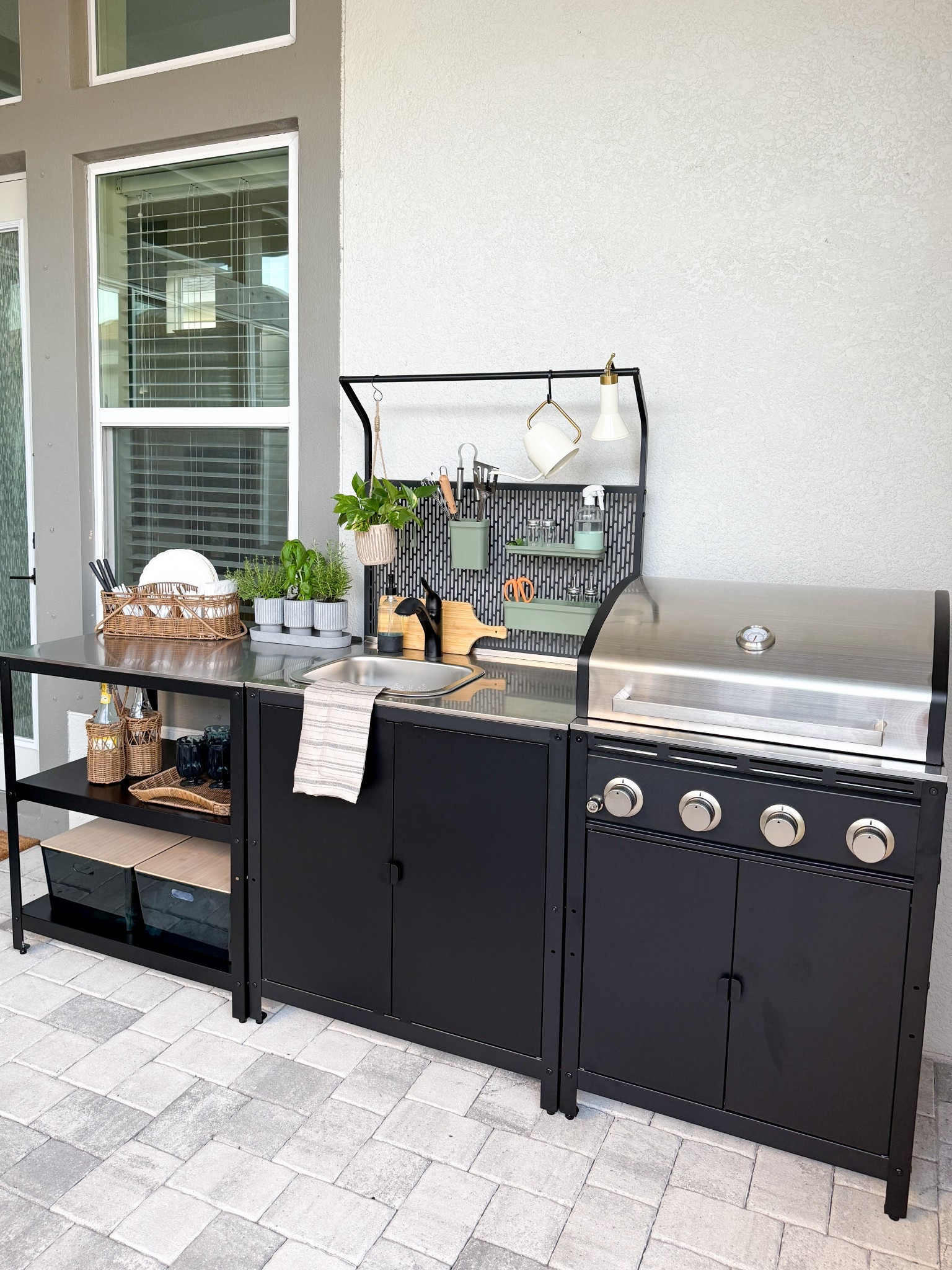 DIY Outdoor kitchen setup! 

#LTKHome #LTKSeasonal #LTKSummerEdit