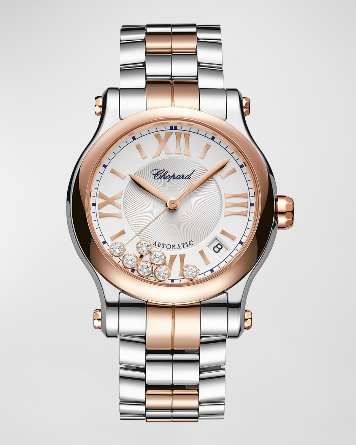 36mm Happy Sport Diamond Watch with Bracelet Strap, Two Tone | Neiman Marcus