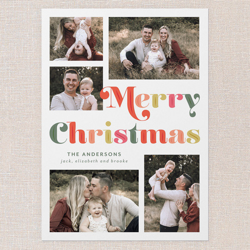 Cheerful Holiday Charm Holiday Card | Shutterfly
