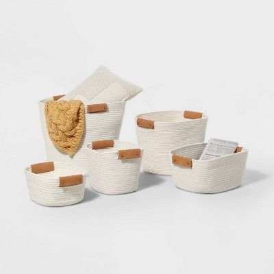 Decorative Coiled Rope Baskets Collection - Brightroom™ | Target