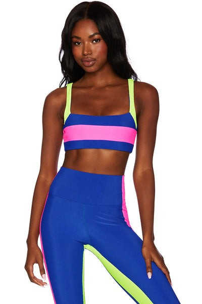 Marlene Top Electric Beach Colorblock | Beach Riot