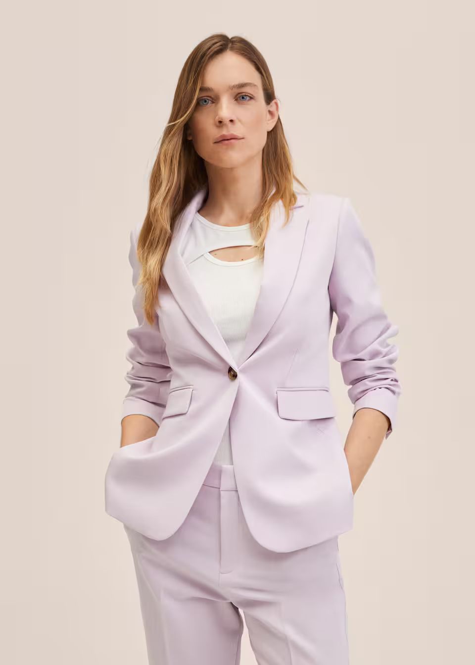 Veste costume cintrée | MANGO (FR)