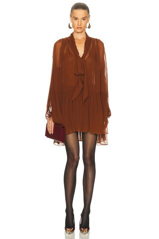 Saint Laurent KLEID in Rouille - Rust. Size 36 (also in 38). | FWRD 