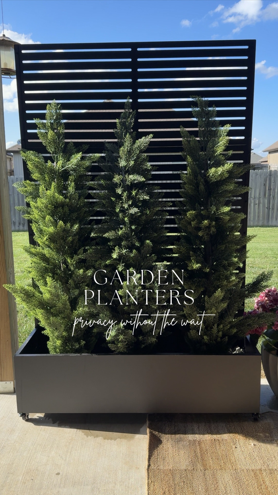 One thing about newer neighborhoods… the trees haven’t had time to do their job yet 😅 If you’re looking for a little extra privacy without waiting years for landscaping to fill in, these planters are such a great solution.

#LTKHome