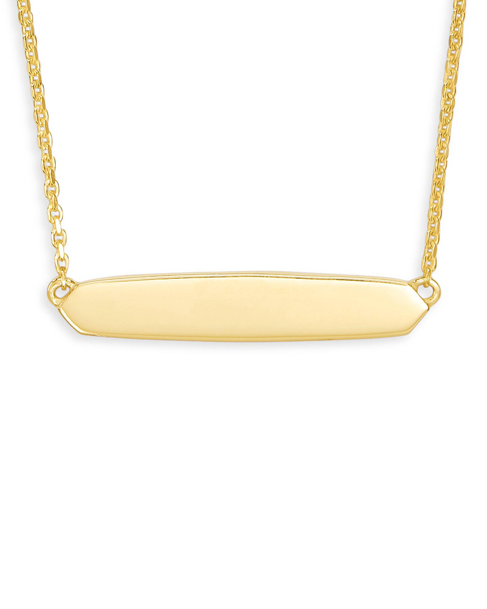 Mattie Bar Pendant Necklace in 18k Gold Vermeil | Kendra Scott